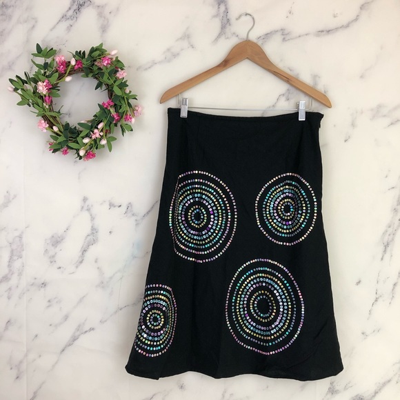 edward Dresses & Skirts - Edward Rainbow Sequin A-Line Skirt